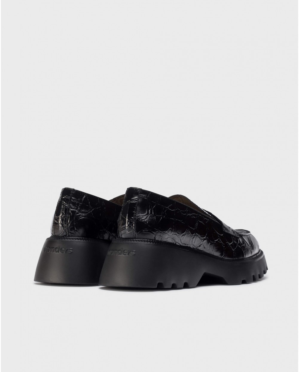 wonders Mocasines DEVINA Negros Oferta especial