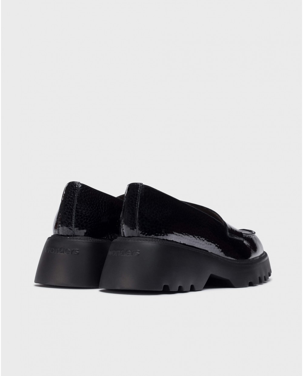 wonders Mocasines DEVINA Negros Promoción por tiempo limitado