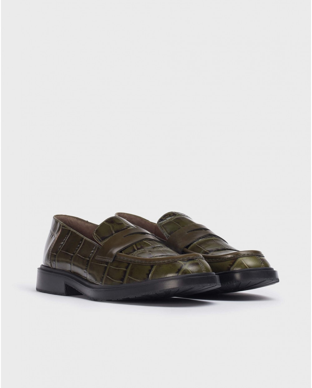 wonders Mocasines NED Verde Coco Liquidación