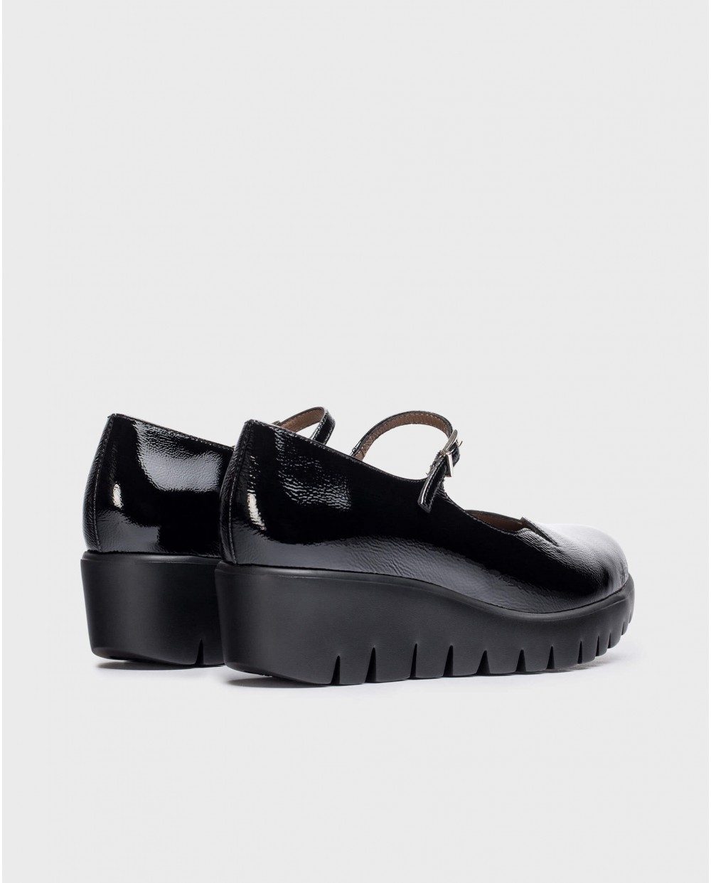 wonders Zapato SEVILLA Negro Libre de impuestos