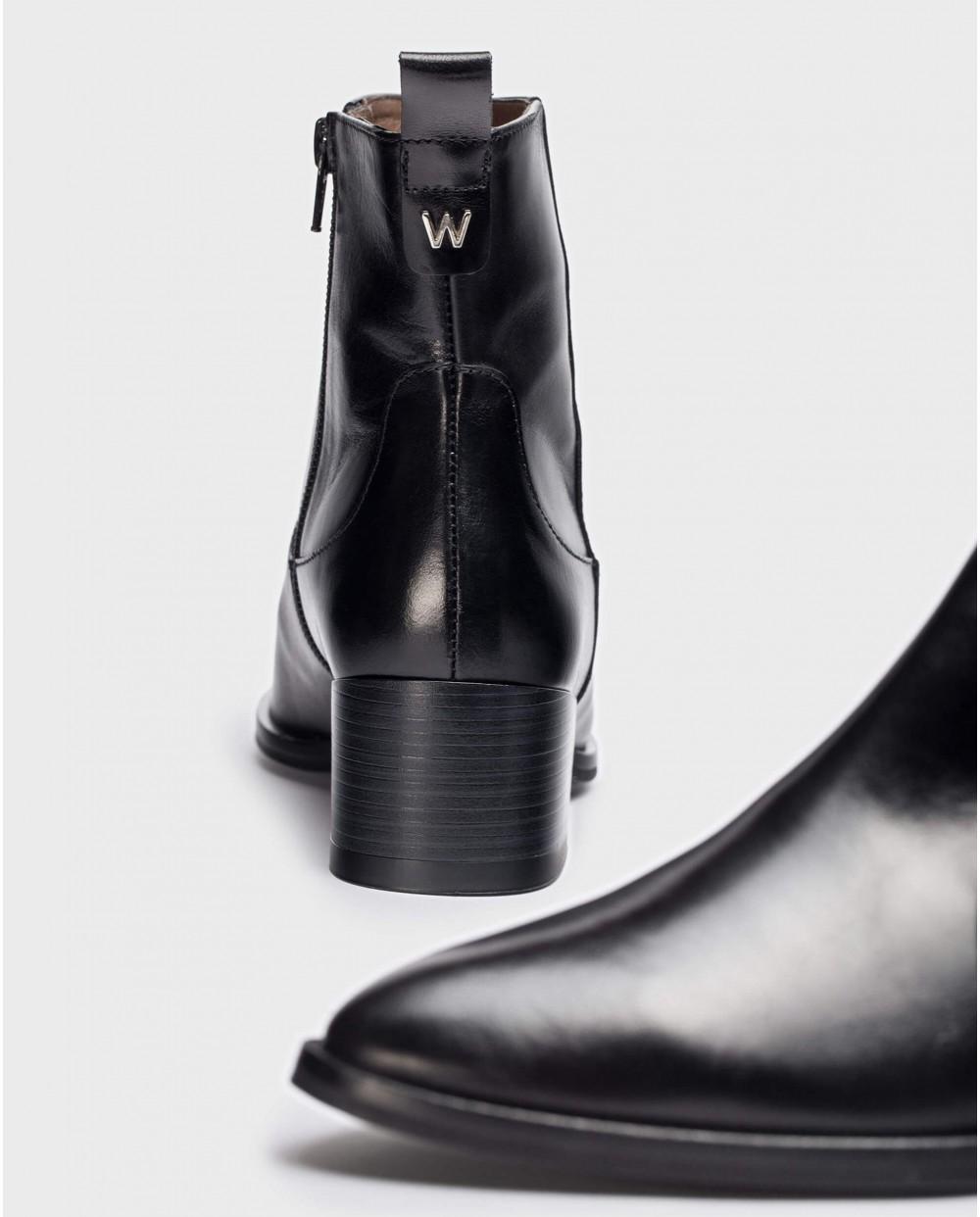 wonders Botín LOOK Negro Precio ultrabajo