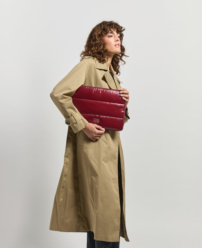 wouf Burgundy Glossy Laptop Sleeve 13&14 Outlet online