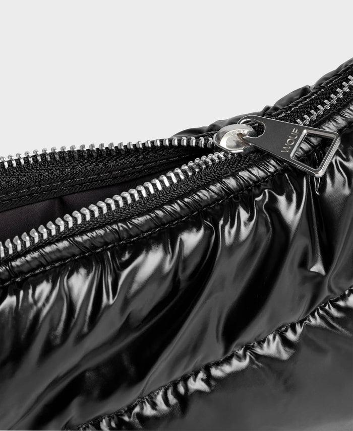 wouf Black Glossy Crossbody Bag Tienda