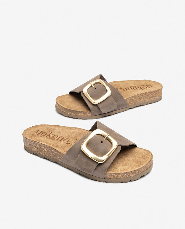 yokono Sandalia plana Jerba 114 marrón Promoción por tiempo limitado