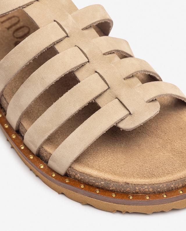 yokono Sandalia plana BOLUS-107 beige Solo queda un día