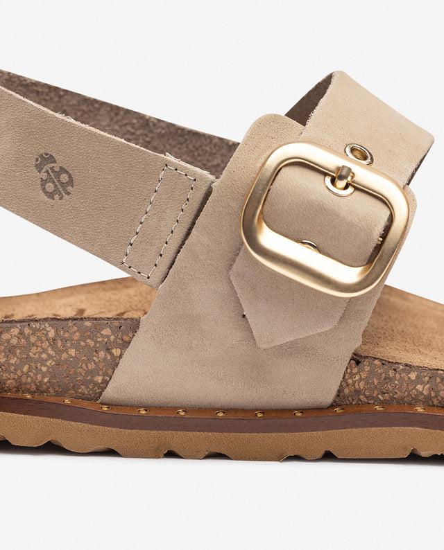yokono Sandalia plana BOLUS-252 beige Superdescuento