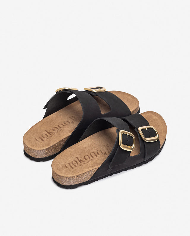 yokono Sandalia plana JERBA-700 negro Oferta exclusiva