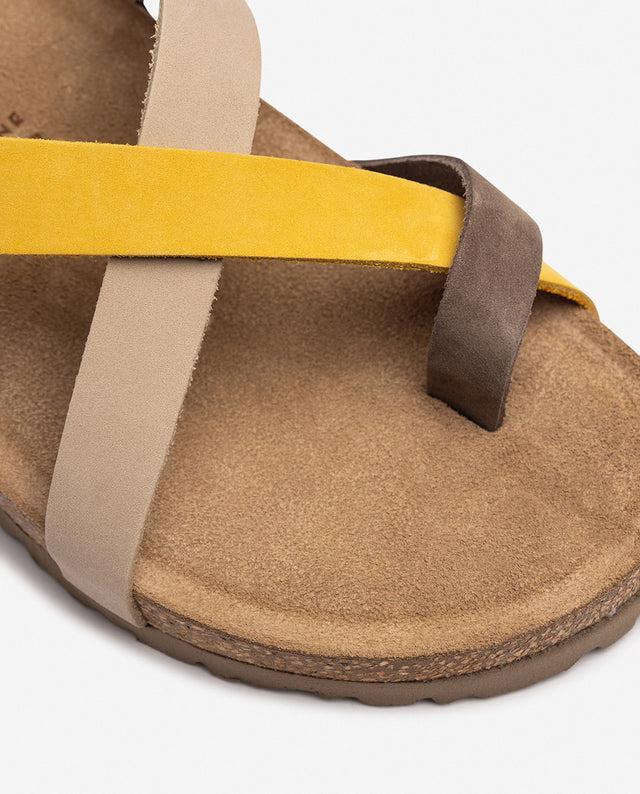 yokono Sandalia plana JERBA-718 amarillo Última moda