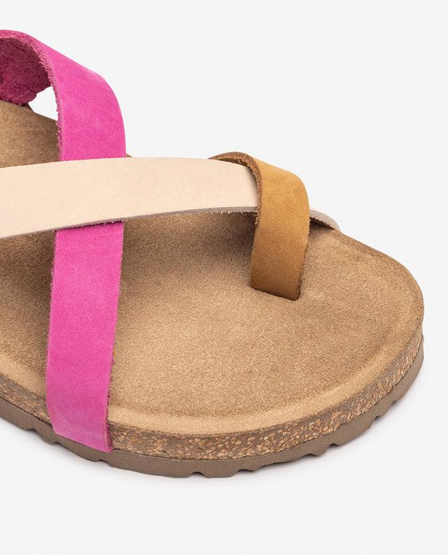 yokono Sandalia plana JERBA-718 rosa Descuento por venta flash