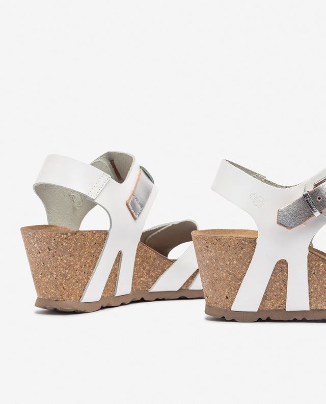 yokono Sandalia de cuña CADIZ-254 blanco Outlet