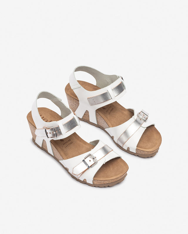 yokono Sandalia de cuña CADIZ-254 blanco Outlet