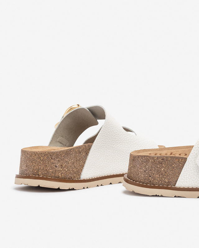yokono Sandalia de plataforma OCA-252 blanco Descuento
