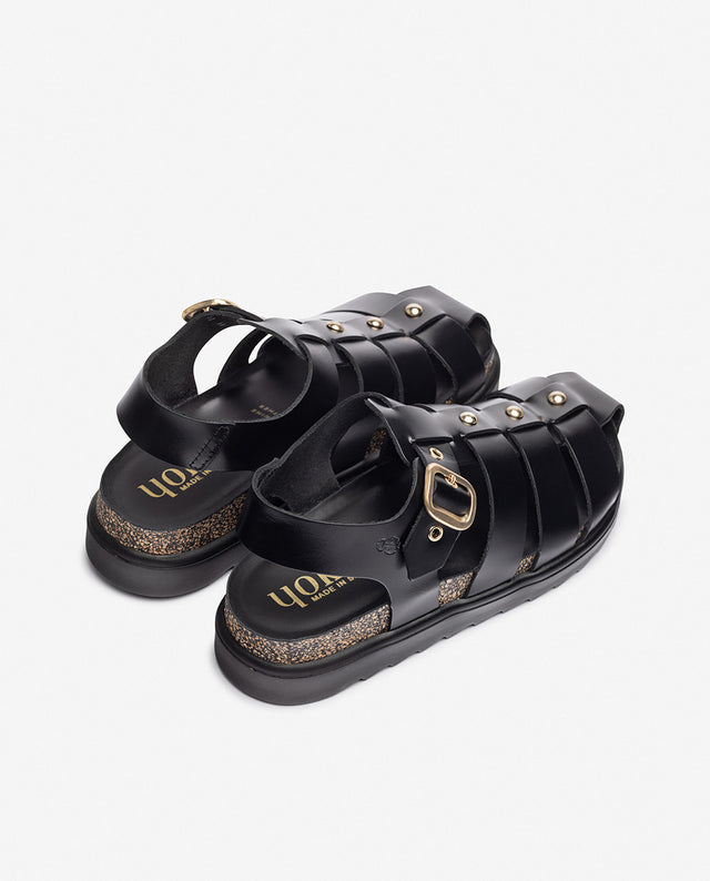 yokono Sandalia de plataforma TUNEZ-251 negro Tienda