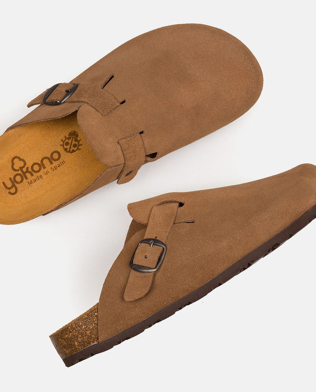yokono Zapato plano Zueco 599 marrón Envío gratis