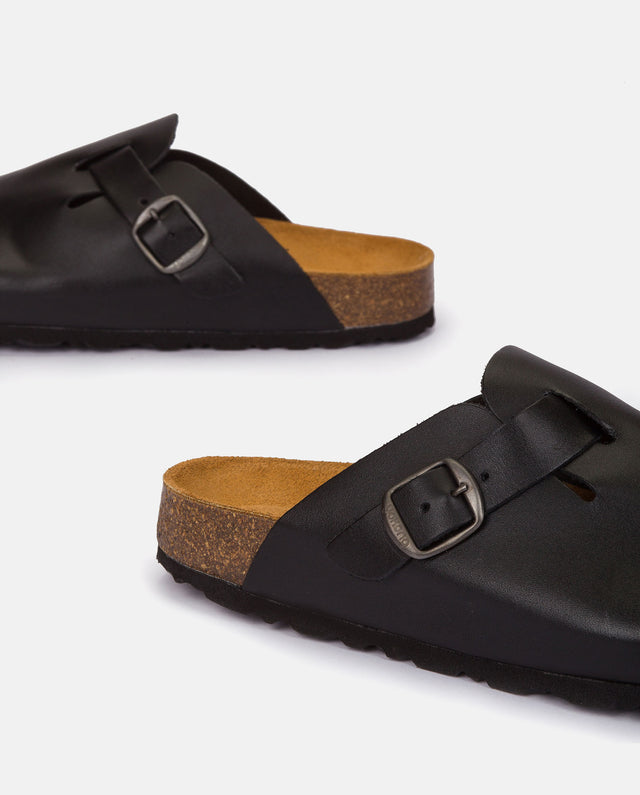 yokono Zapato plano Zueco 599 negro Oferta especial