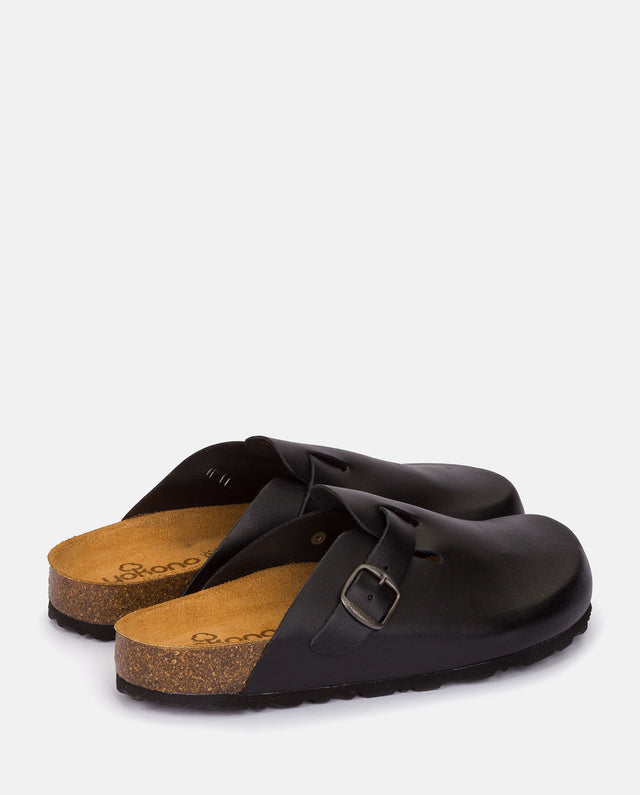 yokono Zapato plano Zueco 599 negro Oferta especial