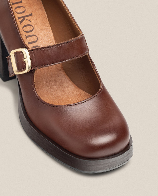 yokono Zapato de tacón KOLIN-010 marrón Solo queda un día