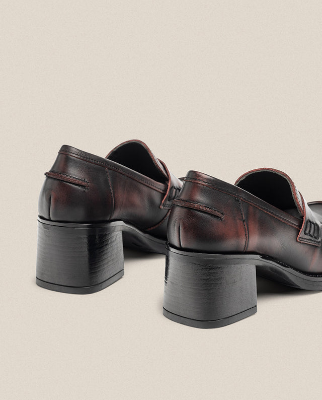 yokono Zapato de tacón LANDAS-007 burdeos Limitado a 3 días