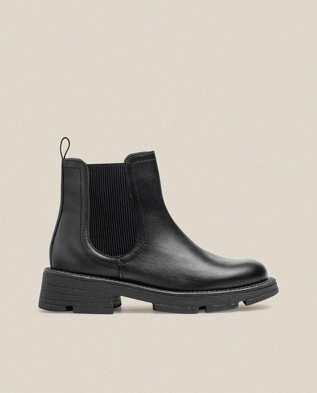 yokono Botín plano ELZE-001 negro Oferta exclusiva