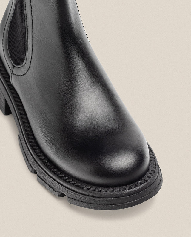 yokono Botín plano ELZE-001 negro Oferta exclusiva