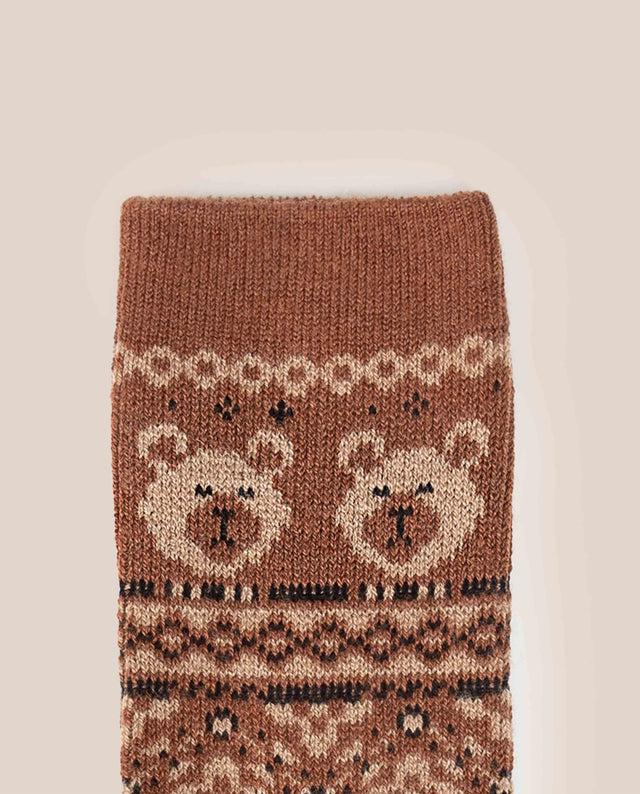yokono Calcetín Oso Camel En oferta