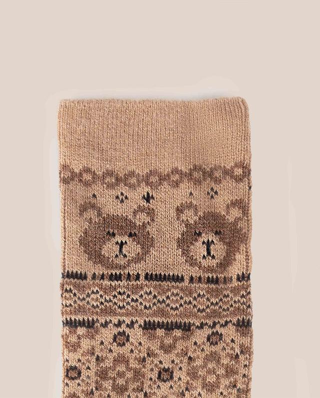 yokono Calcetín Oso Beige Gran oferta