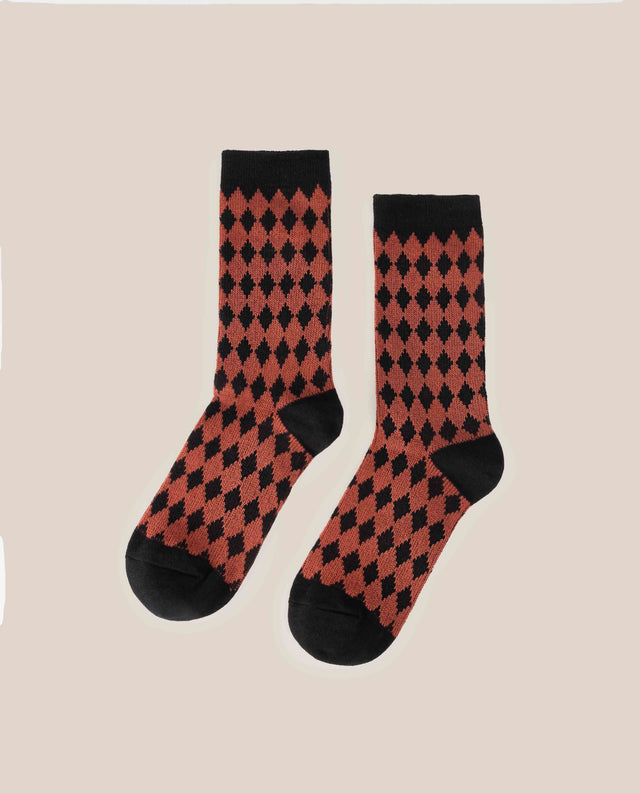 yokono Calcetín Arlequín Negro Rebajas top
