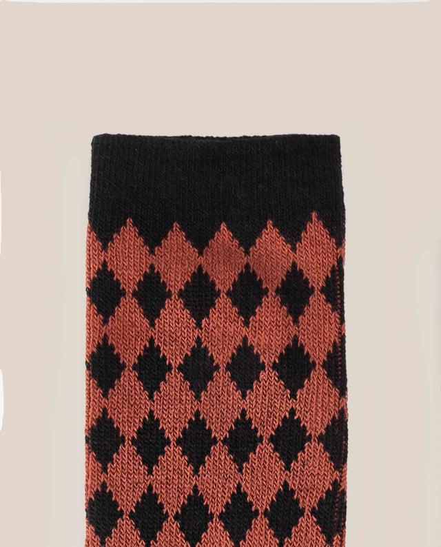 yokono Calcetín Arlequín Negro Rebajas top