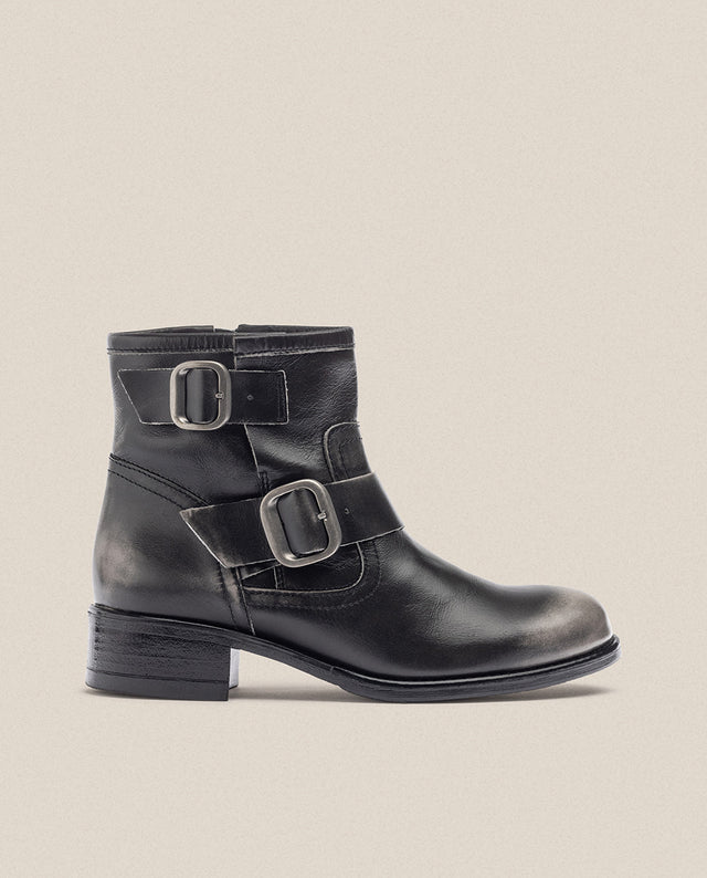 yokono Botín plano MONS-006 gris