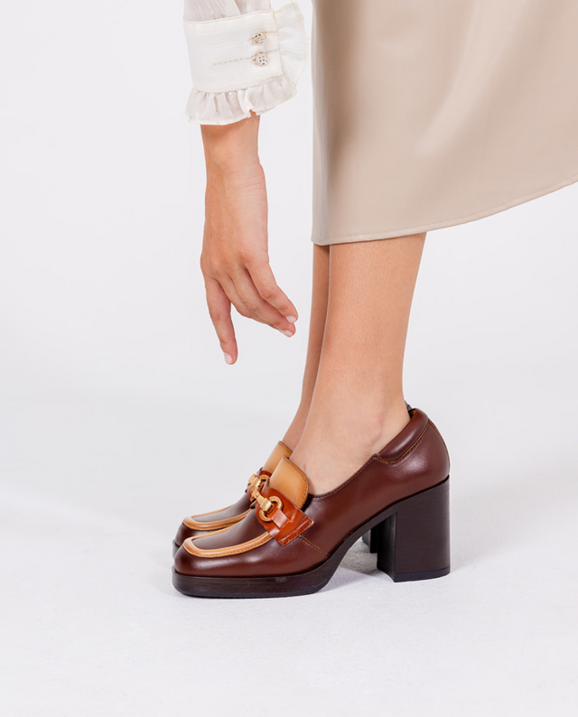 yokono Zapato de tacón KOLIN-011 marrón