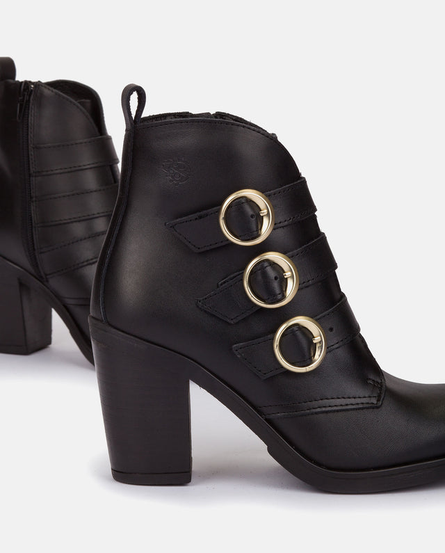 yokono Botín de tacón Tours 005 negro Rebajas online