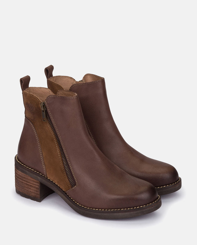 yokono Botín de tacón Mesina 002 marrón Oferta especial