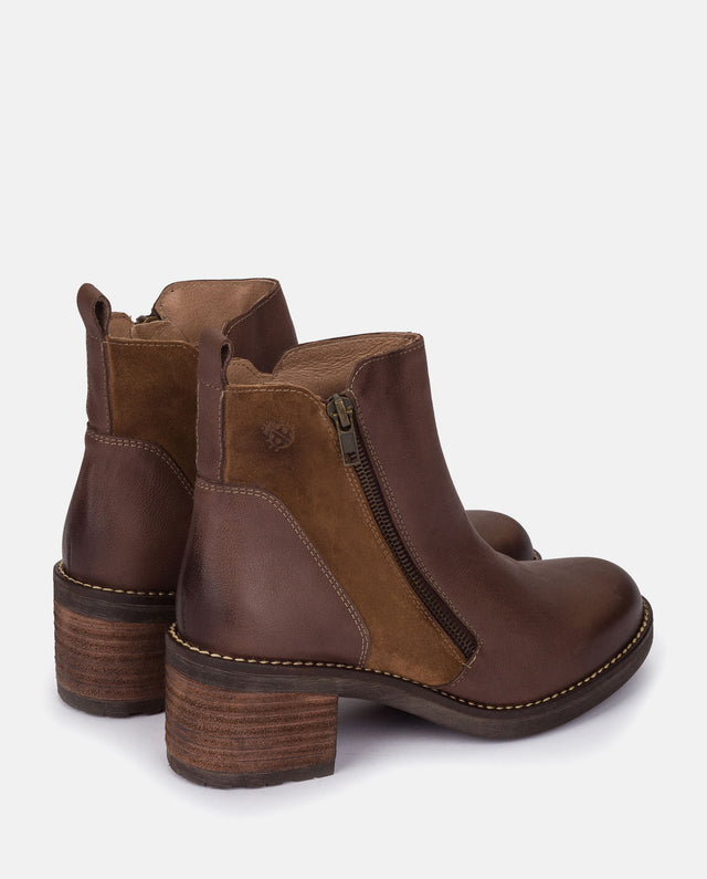 yokono Botín de tacón Mesina 002 marrón Oferta especial