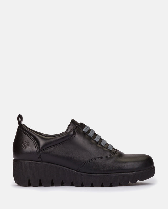 yokono Zapato plano Atenas 035 negro Tienda de fábrica