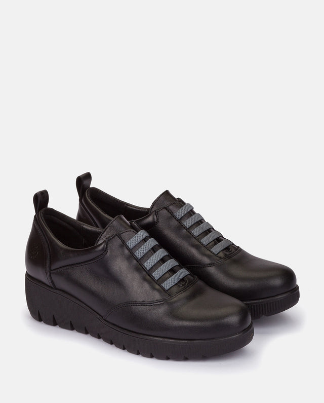 yokono Zapato plano Atenas 035 negro Tienda de fábrica