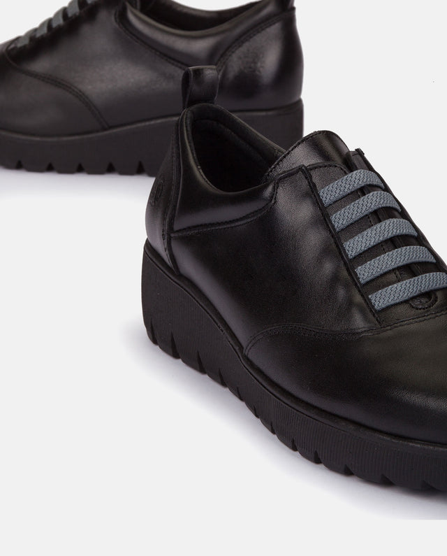 yokono Zapato plano Atenas 035 negro Tienda de fábrica