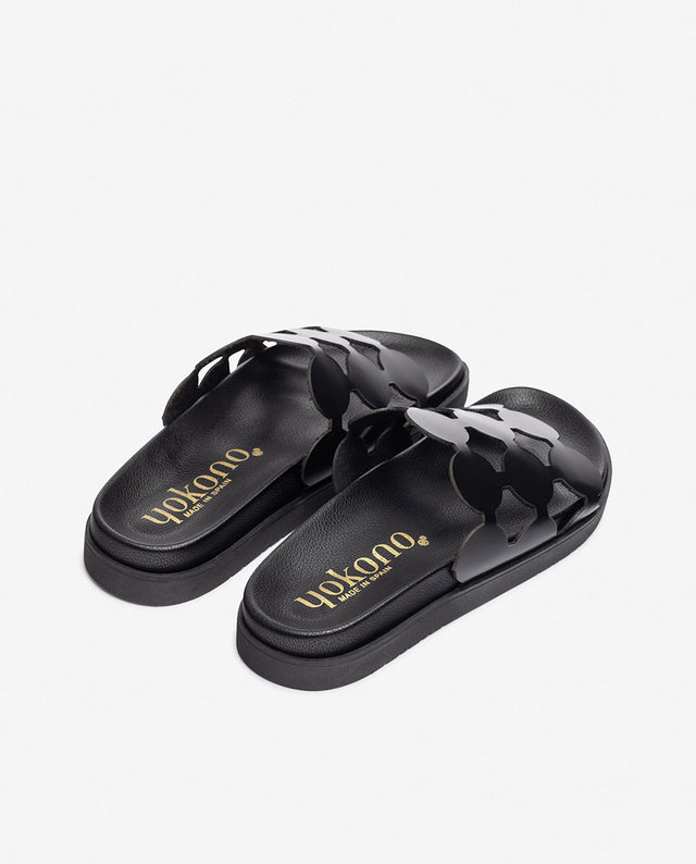 yokono Sandalia plana MORENA-256 negro Rebajas baratas