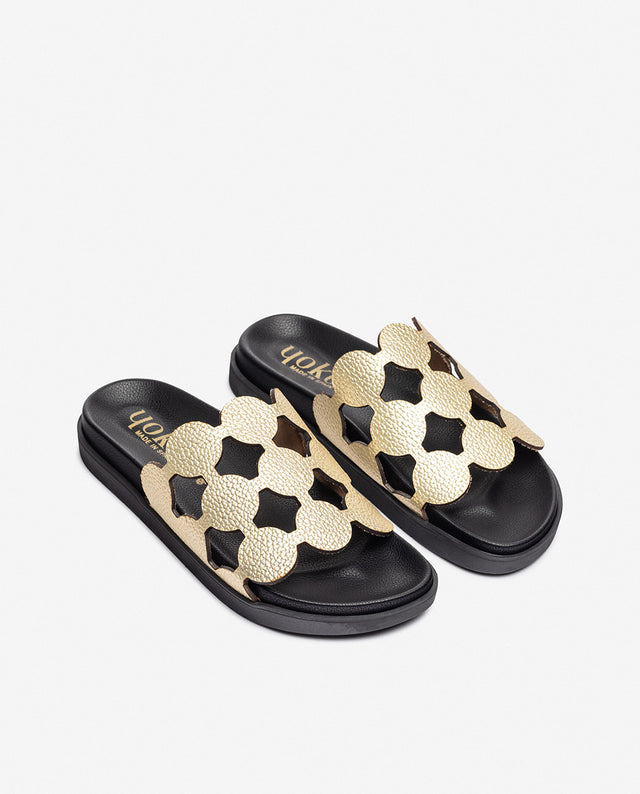 yokono Sandalia plana MORENA-256 dorado Rebajas de fábrica