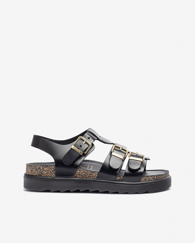 yokono Sandalia de plataforma TUNEZ-114 negro