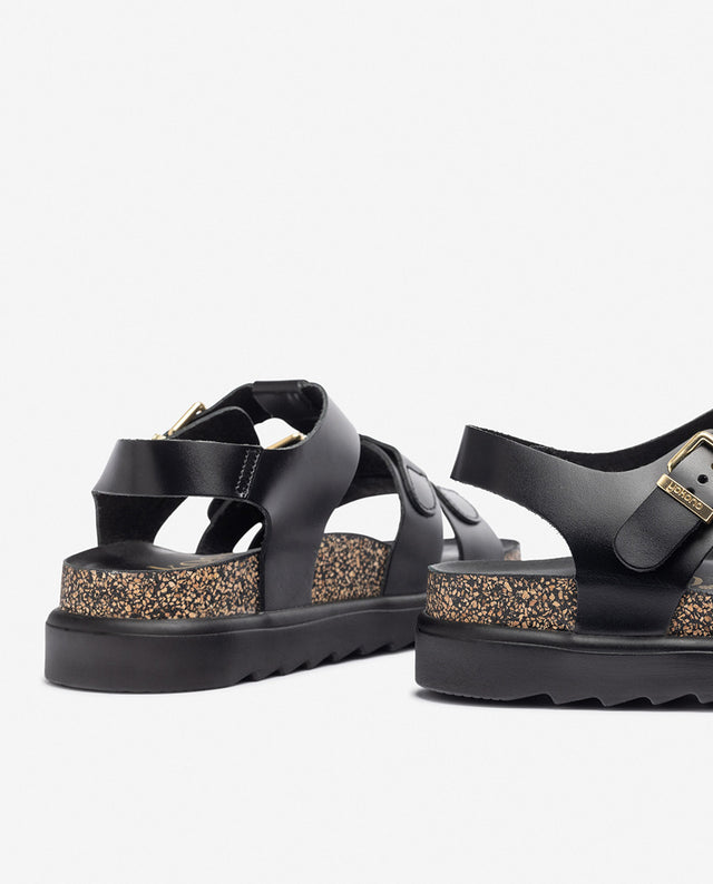 yokono Sandalia de plataforma TUNEZ-114 negro Tienda