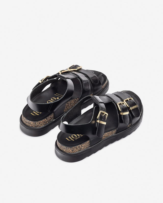 yokono Sandalia de plataforma TUNEZ-114 negro Tienda