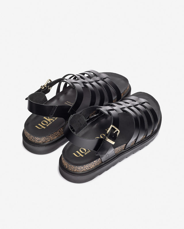 yokono Sandalia plana TUNEZ-107 negro Tienda