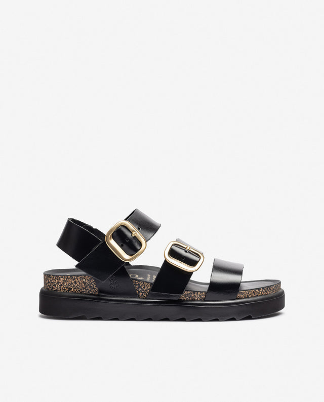 yokono Sandalia de plataforma TUNEZ-127 negro