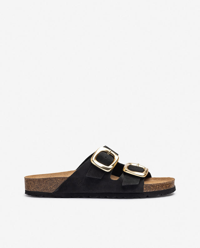 yokono Sandalia plana GRANADA-700 negro