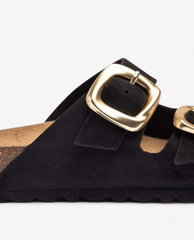 yokono Sandalia plana GRANADA-700 negro Oferta especial