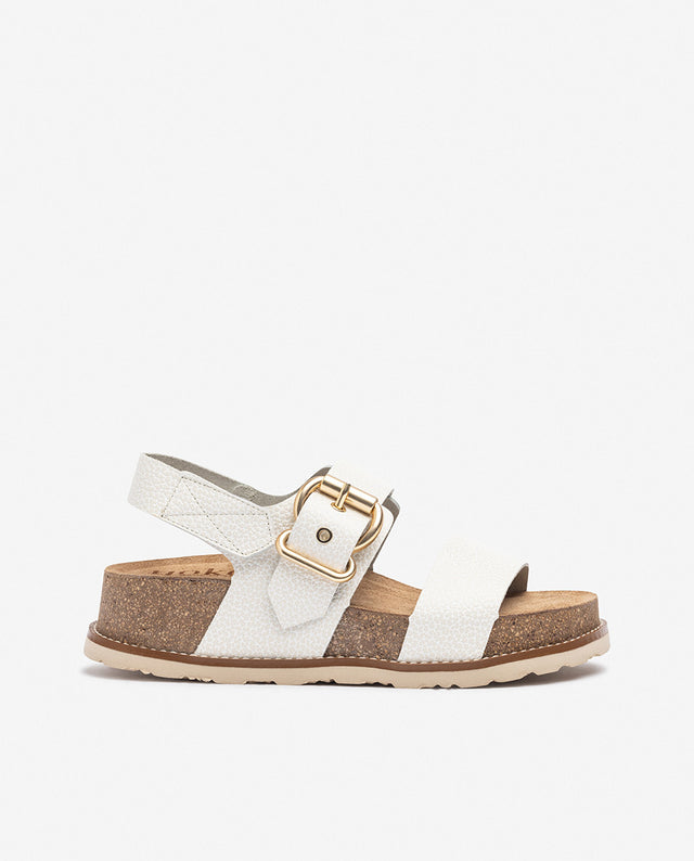 yokono Sandalia de plataforma OCA-254 blanco