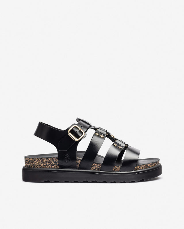 yokono Sandalia de plataforma TUNEZ-255 negro