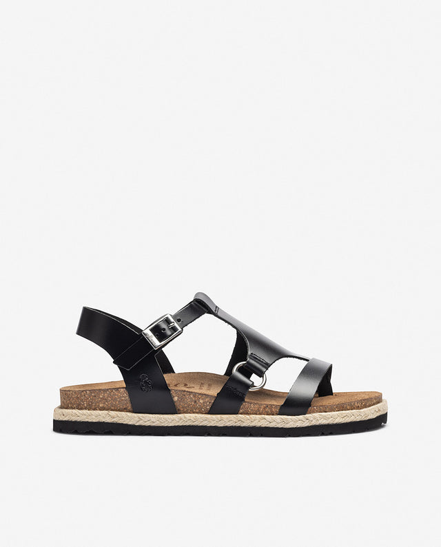 yokono Sandalia plana ARENA-021 negro