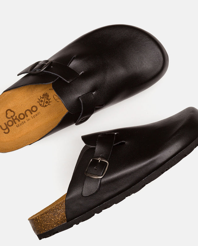 yokono Zapato plano ZUECO-599 negro Grandes ahorros