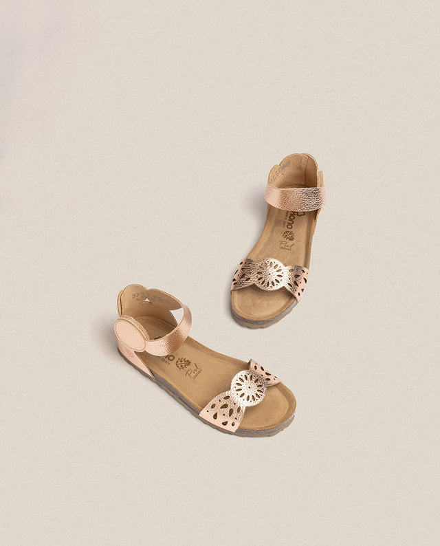 yokono Sandalia plana Villa 086 rosa Outlet online